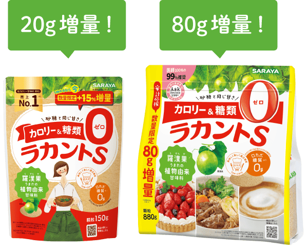 ラカントS顆粒 | 製品情報 | カロリー0の自然派甘味料『ラカントS』